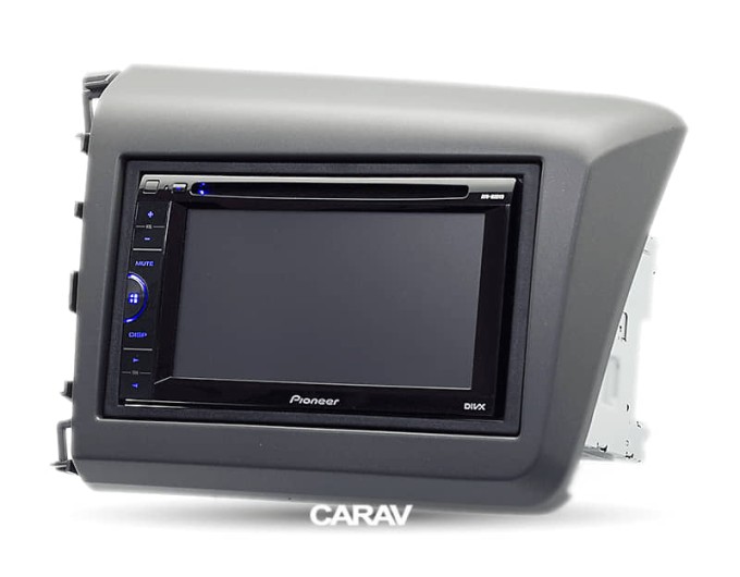 Переходная рамка для 2 DIN автомагнитолы, 173 x 98 мм, 178 x 102 мм; CARAV 11-174, цена: 3 556 грн.