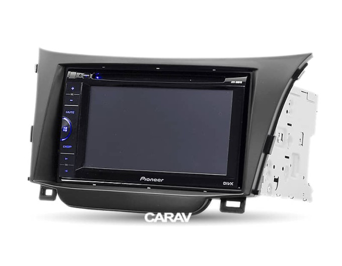 Перехідна рамка для 2 DIN автомагнітоли, 173 x 98 мм, 178 x 102 мм; CARAV 11-184, ціна: 2 342 грн.
