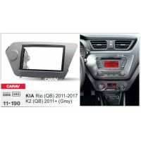 Перехідна рамка для 2 DIN автомагнітоли, 173 x 98 мм, 178 x 102 мм; CARAV 11-190