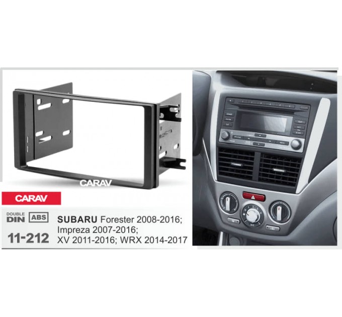 Перехідна рамка для 2 DIN автомагнітоли, 173 x 98 мм; CARAV 11-212, ціна: 1 110 грн.