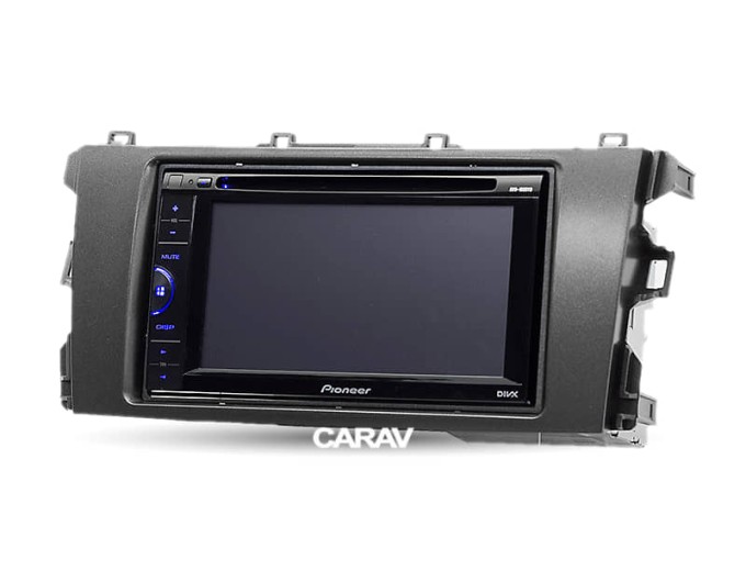 Перехідна рамка для 2 DIN автомагнітоли, 173 x 98 мм, 178 x 102 мм; CARAV 11-245, ціна: 2 594 грн.