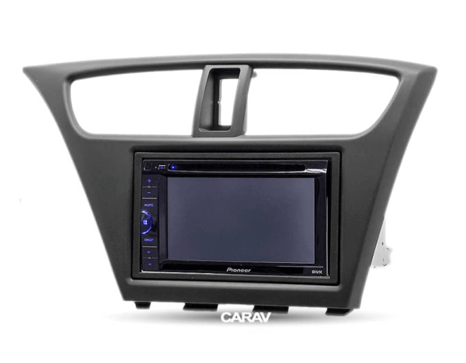 Перехідна рамка для 2 DIN автомагнітоли, 173 x 98 мм, 178 x 102 мм; CARAV 11-267, ціна: 5 163 грн.