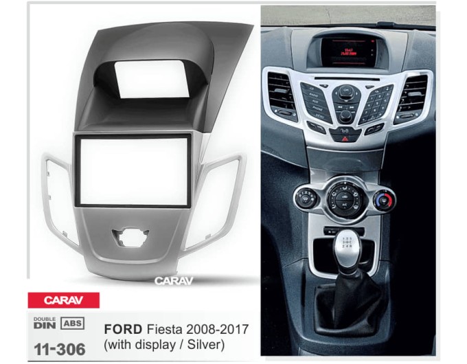 Переходная рамка для 2 DIN автомагнитолы, 173 x 98 мм, 178 x 102 мм; CARAV 11-306, цена: 5 606 грн.
