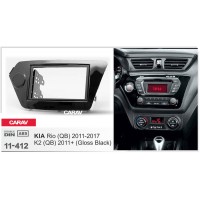 Перехідна рамка для 2 DIN автомагнітоли, 173 x 98 мм, 178 x 102 мм; CARAV 11-412