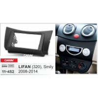 Переходная рамка для 2 DIN автомагнитолы, 173 x 98 мм, 178 x 102 мм; CARAV 11-452