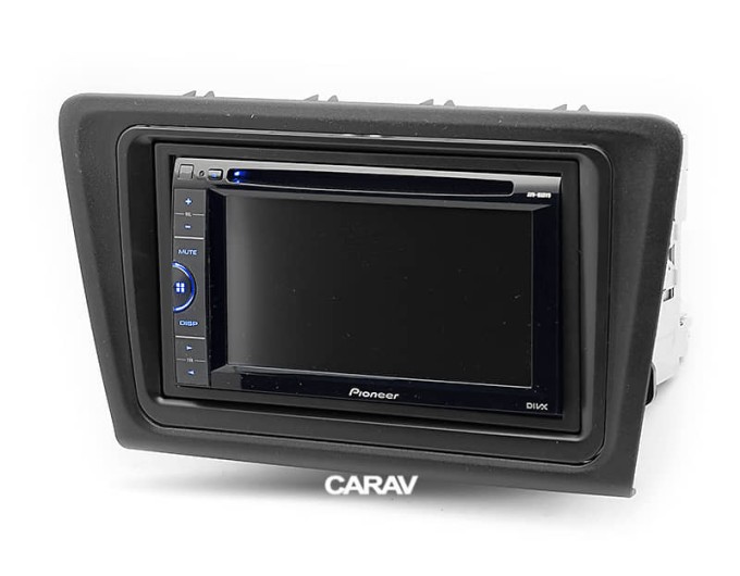 Перехідна рамка для 2 DIN автомагнітоли, 173 x 98 мм, 178 x 102 мм; CARAV 11-455, ціна: 2 478 грн.