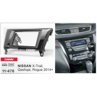 Переходная рамка для 2 DIN автомагнитолы, 173 x 98 мм, 178 x 102 мм; CARAV 11-478