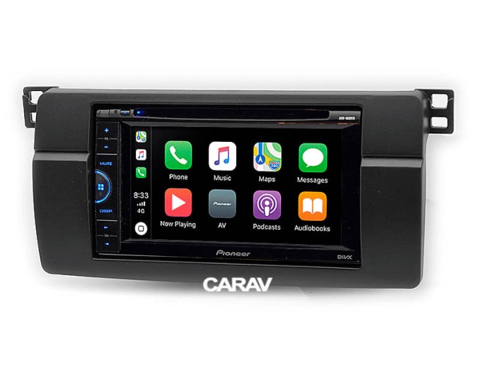 Переходная рамка для 2 DIN автомагнитолы, 173 x 98 мм; CARAV 11-498, цена: 1 179 грн.