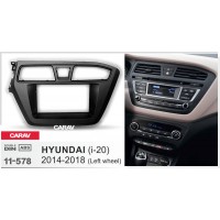 Перехідна рамка для 2 DIN автомагнітоли, 173 x 98 мм, 178 x 102 мм; CARAV 11-578