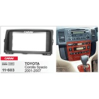 Переходная рамка для 2 DIN автомагнитолы, 173 x 98 мм, 178 x 102 мм; CARAV 11-603
