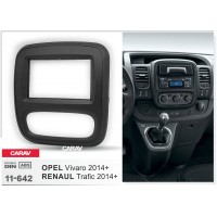 Перехідна рамка для 2 DIN автомагнітоли, 173 x 98 мм, 178 x 102 мм; CARAV 11-642