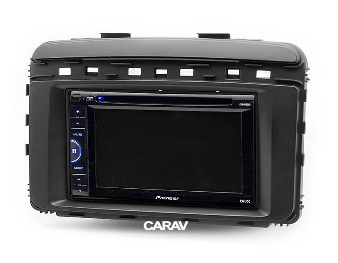 Переходная рамка для 2 DIN автомагнитолы, 173 x 98 мм, 178 x 102 мм; CARAV 11-658, цена: 3 438 грн.