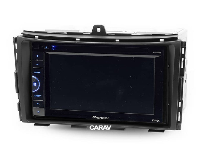 Перехідна рамка для 2 DIN автомагнітоли, 173 x 98 мм, 178 x 102 мм; CARAV 11-707, ціна: 2 013 грн.
