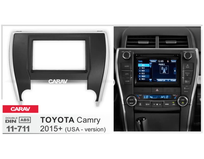 Переходная рамка для 2 DIN автомагнитолы, 173 x 98 мм; CARAV 11-711, цена: 4 654 грн.