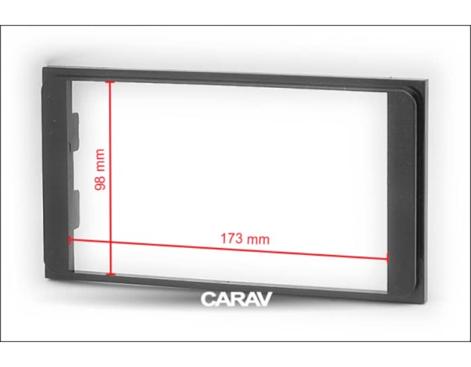 Переходная рамка для 2 DIN автомагнитолы, 173 x 98 мм; CARAV 11-904, цена: 581 грн.