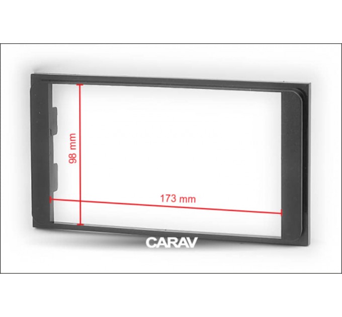 Переходная рамка для 2 DIN автомагнитолы, 173 x 98 мм; CARAV 11-904, цена: 316 грн.