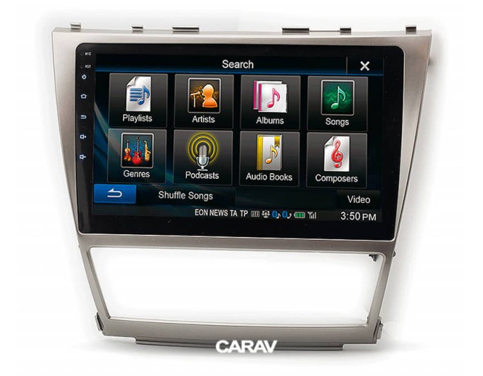 Переходная рамка для автомагнитолы с 10.1'' экраном, 250:241 x 146 мм; CARAV 22-001, цена: 2 226 грн.