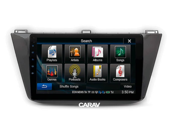 Переходная рамка для автомагнитолы с 10.1'' экраном, 250:241 x 146 мм; CARAV 22-092, цена: 2 207 грн.