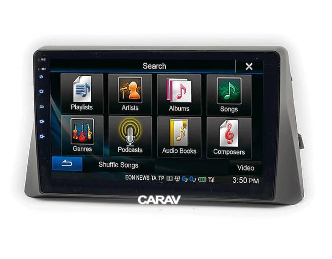 Переходная рамка для автомагнитолы с 10.1'' экраном, 250:241 x 146 мм; CARAV 22-117, цена: 3 456 грн.