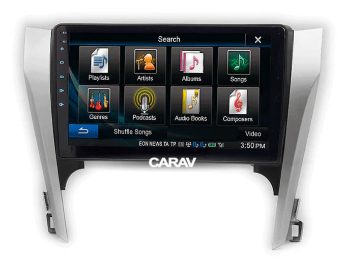 Переходная рамка для автомагнитолы с 10.1'' экраном, 250:241 x 146 мм; CARAV 22-169, цена: 3 221 грн.