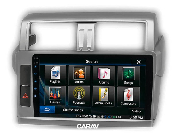 Переходная рамка для автомагнитолы с 10.1'' экраном, 250:241 x 146 мм; CARAV 22-475, цена: 3 523 грн.
