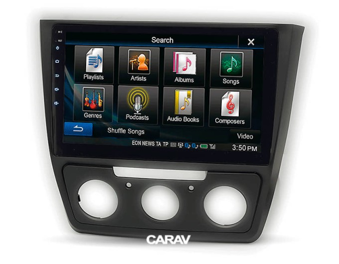 Переходная рамка для автомагнитолы с 10.1'' экраном, 250:241 x 146 мм; CARAV 22-495, цена: 2 478 грн.
