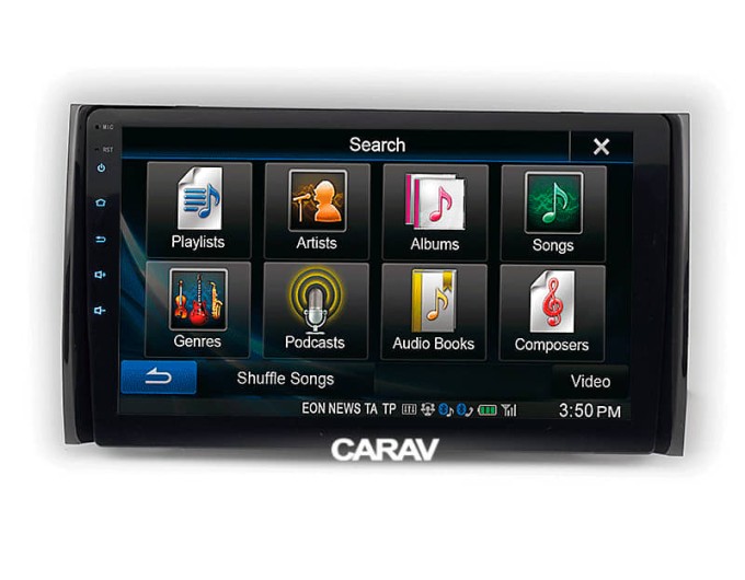 Переходная рамка для автомагнитолы с 10.1'' экраном, 250:241 x 146 мм; CARAV 22-594, цена: 2 517 грн.