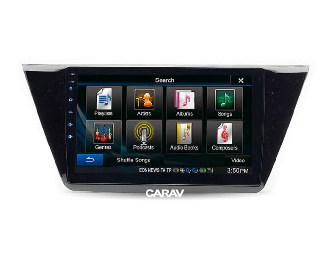 Переходная рамка для автомагнитолы с 10.1'' экраном, 250:241 x 146 мм; CARAV 22-661, цена: 2 788 грн.