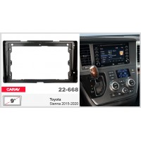 Перехідна рамка для автомагнітоли з 9” екраном, 230:220 x 130 мм; CARAV 22-668
