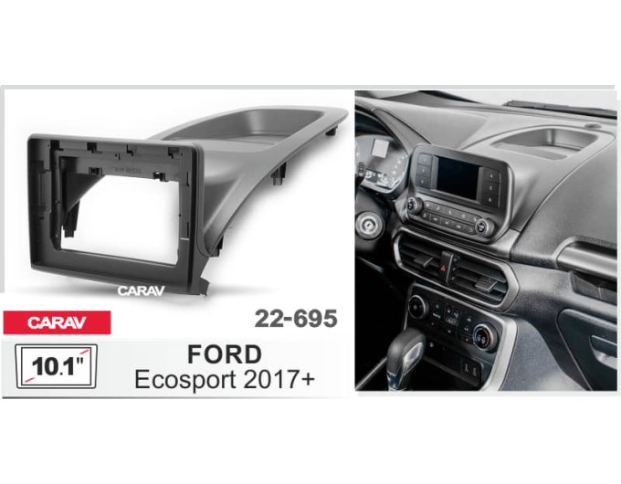 Переходная рамка для автомагнитолы с 10.1'' экраном, 250:241 x 146 мм; CARAV 22-695, цена: 3 330 грн.