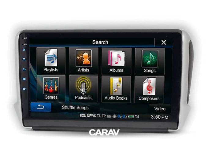 Переходная рамка для автомагнитолы с 10.1'' экраном, 250:241 x 146 мм; CARAV 22-732, цена: 2 517 грн.