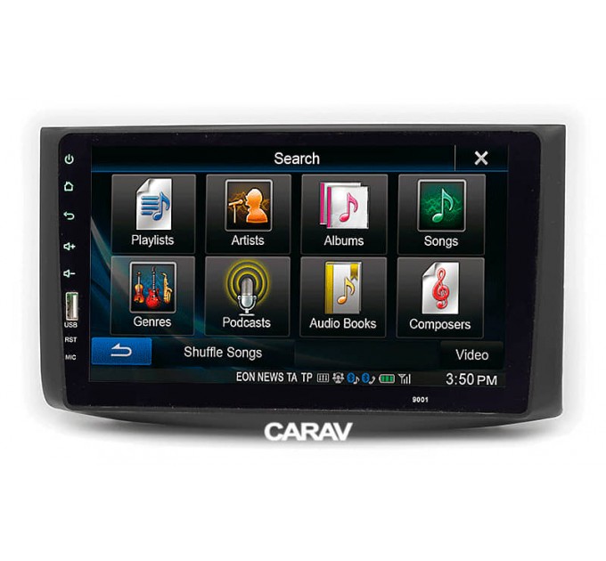 Перехідна рамка для автомагнітоли з 9'' екраном, 230:220 x 130 мм; CARAV 22-945, ціна: 1 581 грн.