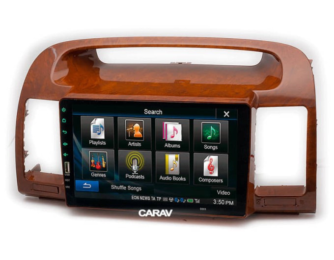 Перехідна рамка для автомагнітоли з 9'' екраном, 230:220 x 130 мм; CARAV 22-961, ціна: 3 878 грн.