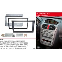 Переходная рамка для 2 DIN автомагнитолы, 173 x 98 мм; ACV 381230-26-1
