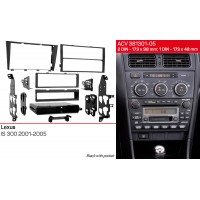 Переходная рамка для 1 DIN / 2 DIN автомагнитол, 2 DIN - 173 x 98 мм, 1 DIN - 173 x 48 мм; ACV 381301-05