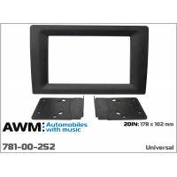 Універсальна перехідна рамка для установки 2 DIN автомагнітоли з екраном 6.2” - 7” в перехідну рамку від автомагнітоли з екраном 10,1”; AWM 781-00-252