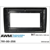 Универсальная рамка для автомагнитолы с 10.1'' экраном, 250:241 x 146 мм; AWM 781-00-256