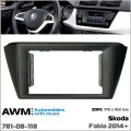 Переходная рамка для 2 DIN автомагнитолы, 178 x 102 мм; AWM 781-08-118, цена: 3 469 грн.