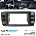 Переходная рамка для 2 DIN автомагнитолы, 178 x 102 мм; AWM 781-32-110, цена: 5 452 грн.