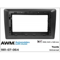 Перехідна рамка для автомагнітоли з 10.1'' екраном, 250:241 x 146 мм; AWM 981-07-064