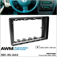 Переходная рамка для автомагнитолы с 9'' экраном, 230:220 x 130 мм; AWM 981-35-043