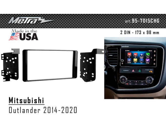 Переходная рамка для 2 DIN автомагнитолы, 173 x 98 мм; METRA 95-7015CHG, цена: 2 788 грн.