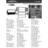 Переходная рамка для 1 DIN / 2 DIN автомагнитол, 2 DIN - 173 x 98 мм, 1 DIN - 173 x 48 мм; METRA 99-2003, цена: 1 012 грн.