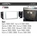 Перехідна рамка для 2 DIN автомагнітоли, 173 x 98 мм; METRA 95-3107s, ціна: 1 745 грн.