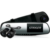 Дзеркало з відеореєстратором Stinger ST DVR-M489FHD 2 cam