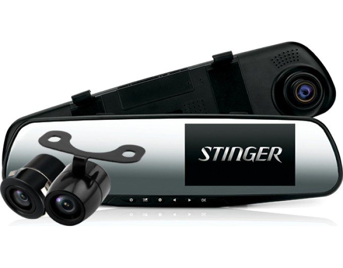 Дзеркало з відеореєстратором Stinger ST DVR-M489FHD 2 cam, ціна: 1 896 грн.