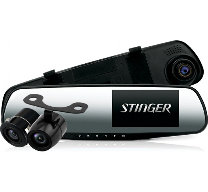 Дзеркало з відеореєстратором Stinger ST DVR-M489FHD 2 cam, ціна: 1 787 грн.