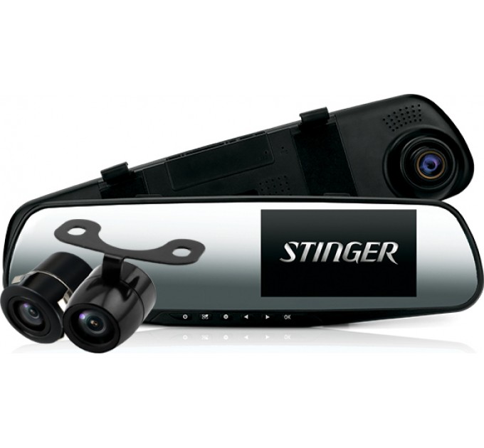 Зеркало с видеорегистратором Stinger ST DVR-M489FHD 2 cam, цена: 0 грн.