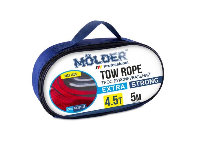 Буксировочный трос Molder 4,5т, 5м, цена: 543 грн.