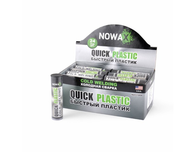 Клей (холодная сварка) Nowax Quick Plastic серый, 57г, цена: 112 грн.